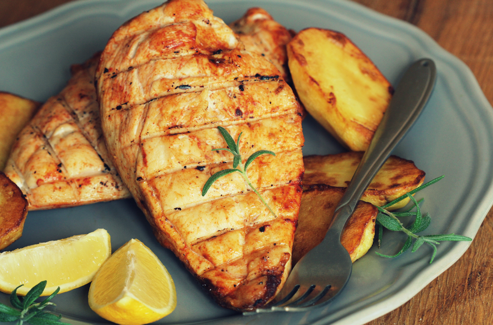 Hemp Seed Oil Lemon Herb Chicken with Roasted Vegetables
 &ndash; 13 Seeds