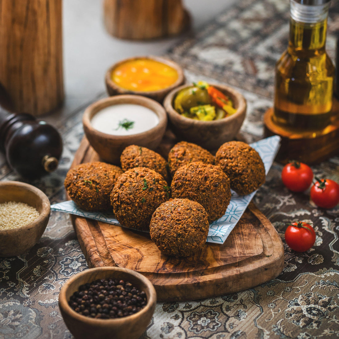 TRY THIS: Grilled Falafel Pita Wraps  - 13 Seeds Hemp Farm
