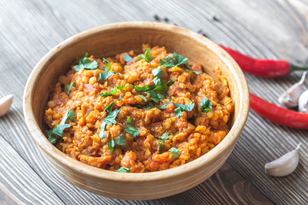 Hearty Lentil and Vegetable Curry with Hemp Seed Oil