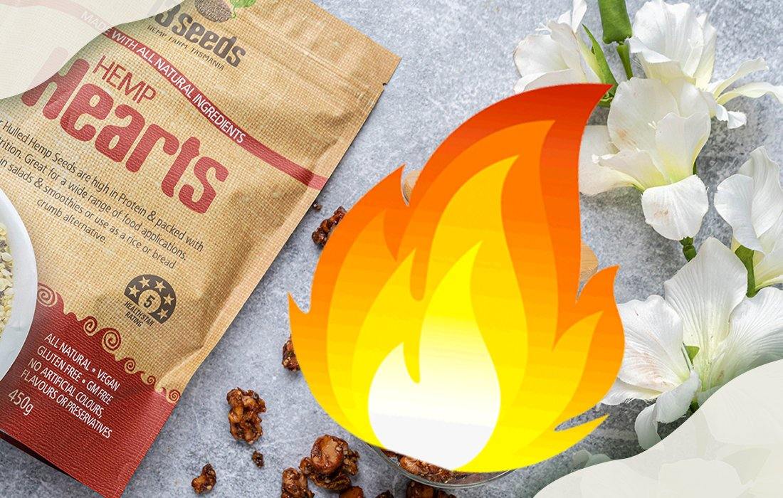 This is what happens when you heat your Hemp Hearts! - 13 Seeds Hemp Farm