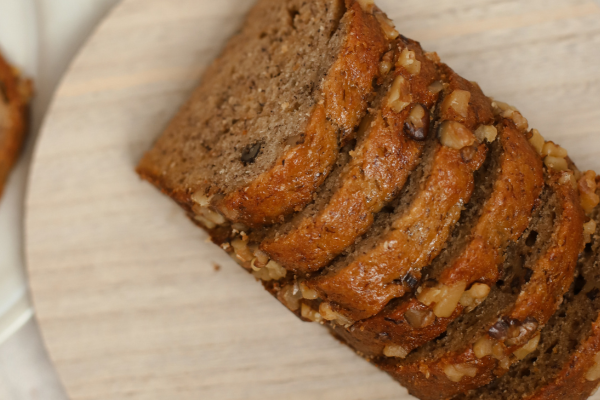 Spiced Turmeric & Hemp Banana Bread