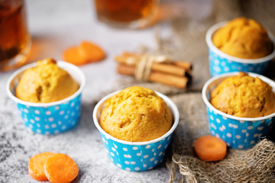 Golden Carrot & Turmeric Muffins