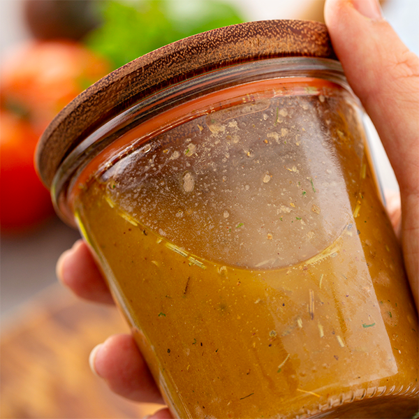 Hemp Seed Oil Vinaigrette Salad Dressing