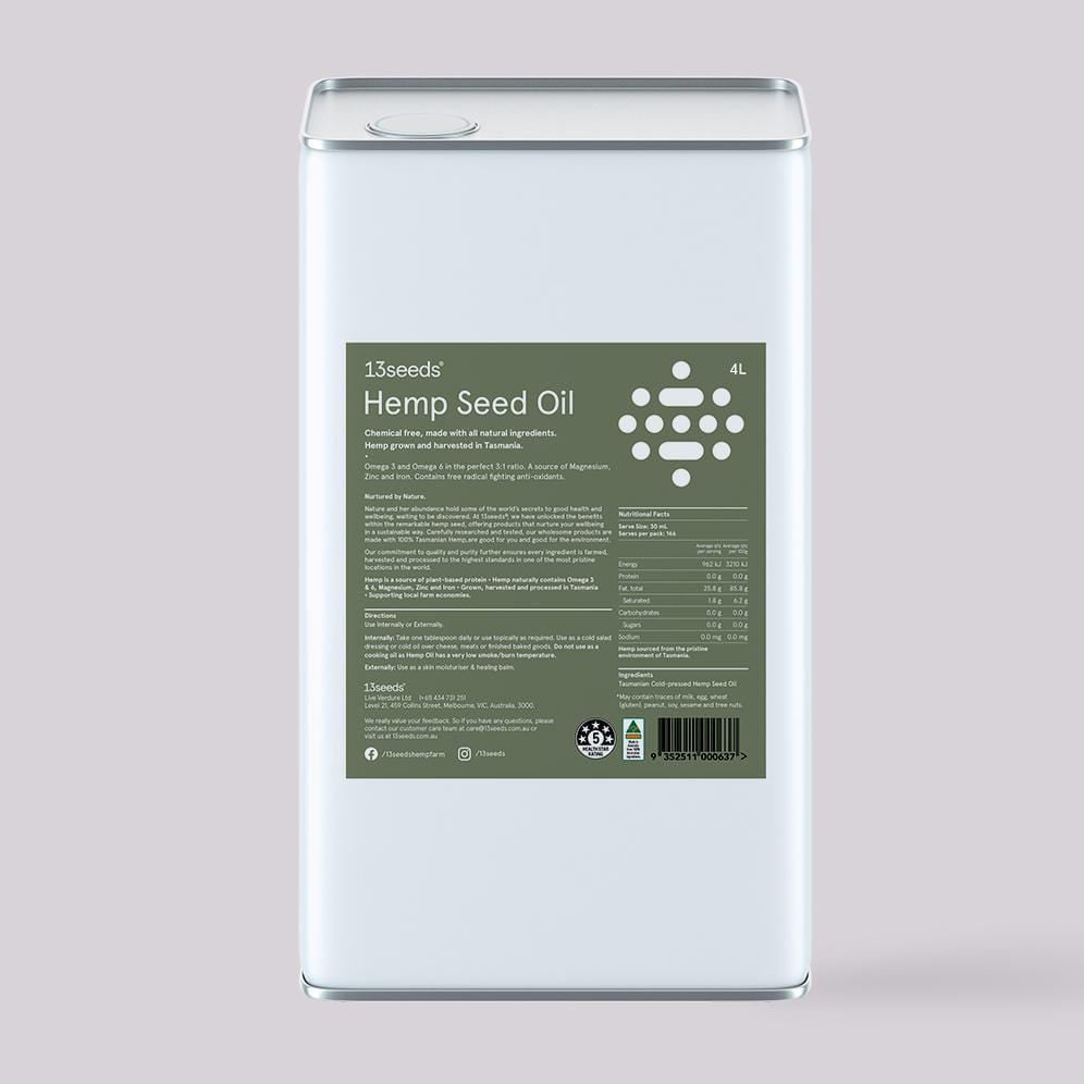 Hemp Seed Oil 4 Litre