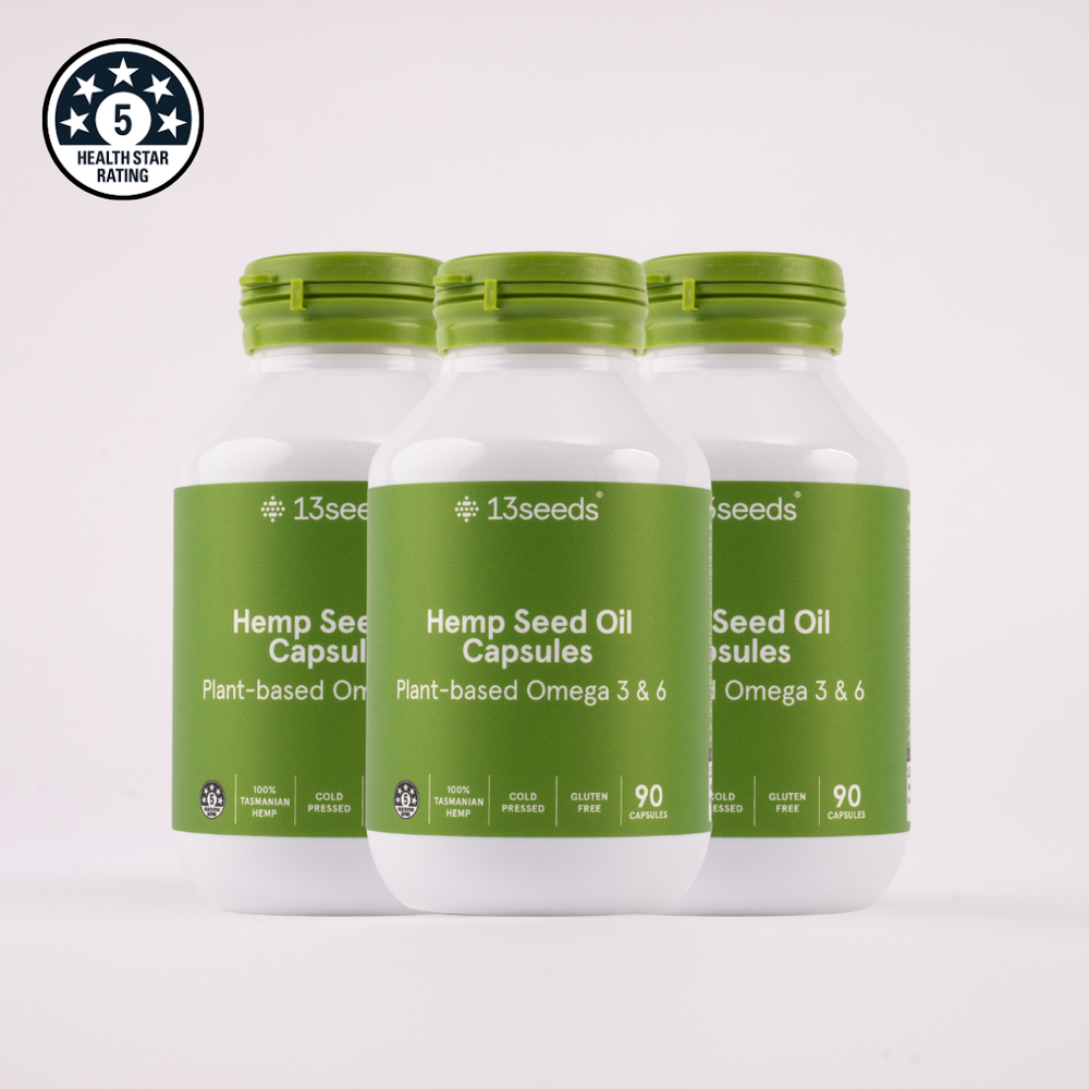 Hemp Seed Oil Capsules - 3 Month Supply