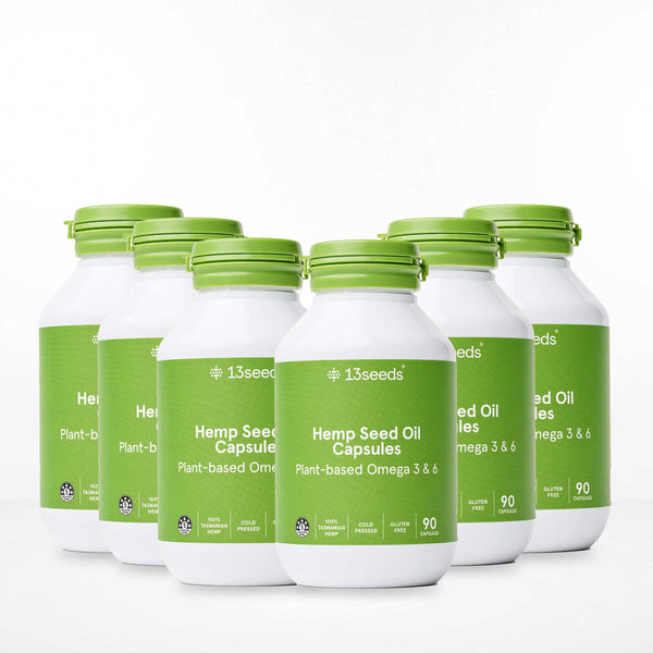 Hempseed Oil Capsules - 6 Month Supply